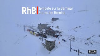 Tempête sur la Bernina  Sturm am Bernina [upl. by Anyah]