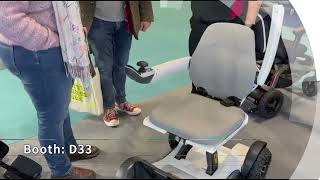 Robooter Wheelchairs in Occupational Therapy UK Show 2023 [upl. by Llenwad]