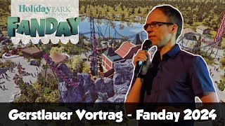 Gerstlauer Vortrag zur Familienachterbahn 100 Wolf mit Andreas Simonis  Fanday 2024  Holiday Park [upl. by Alicia]