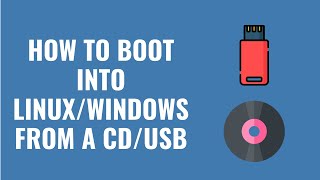 HOW TO BOOT INTO LINUX FROM USB [upl. by Philemol196]