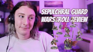 Sepulchral Guard Warband Warscroll review for the new Underworlds Edition [upl. by Kcirderfla]