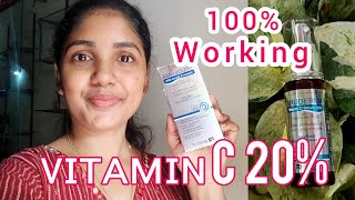 Truderma vitamin c 20 100 Working Best vitamin c serum all skin type skincare vitaminc [upl. by Rahmann]