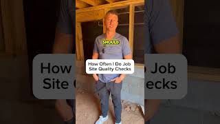 Job Site Quality Checks 🏘️ realestateinvesting [upl. by Rosio]