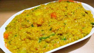 শীতকালীন সবজি ও ডাল দিয়ে পাতলা খিচুড়ি রেসিপি  Vegetable khichuri Recipe  সবজি খিচুড়ি [upl. by Melamie182]