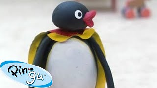 Pingu Plays Superman 🐧  Pingu  Official Channel  Cartoons For Kids [upl. by Yerroc]