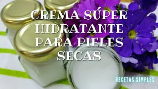 CREMA SÚPER HIDRATANTE PARA PIELES SECAS  Paltas y Karité  Recetas Simples [upl. by Assehc]