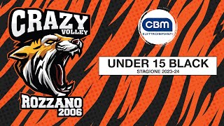 U15 Black  Crazy Volley vs Avis Cernusco verde  02122023 [upl. by Lunseth]