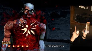 House of the Dead 1  Model 2 Emulator  Using the Wiimote and Nunchuck [upl. by Etteinotna704]