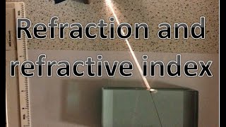 Refraction and Refractive index derivation [upl. by Rora]