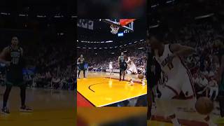 BAM WITH SPIN MOVE amp SLAM‼️😤nba nbashort basketball bamadebayo [upl. by Ilaire]