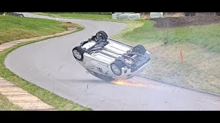 Big Crashes  Action amp Mistakes Hillclimb Oberhallau 2023 pmvmovie [upl. by Sallad892]