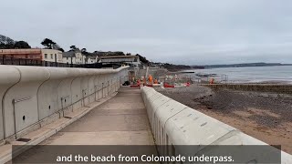 Dawlish sea wall progress update  Feb 2023 [upl. by Eelak]