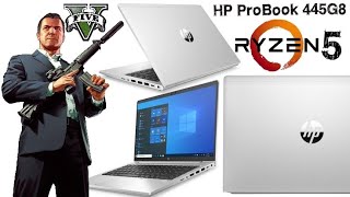 HP ProBook 445 G8 Ryzen 55600uamd Graphics full review and tested on GTA V laptop gta5 gaming [upl. by Julietta]