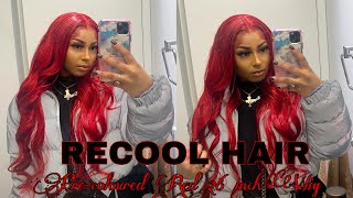 MUST WATCH PRECOLORED RED WIG EASY INSTALL ft Recool Hair DISCOUNT CODE AVAILABLE  Assalaxx [upl. by Harriot]