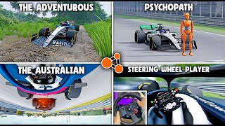 Types of F1 Players in BeamNGDrive 2 [upl. by Lorelle]