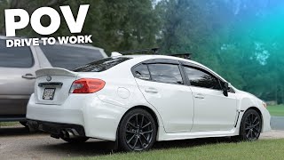 Whats it Like to Drive a Tuned 2018 Subaru WRX POV Drive V2 [upl. by Sirovart]