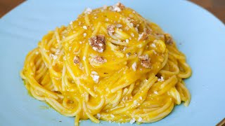 How to Make PASTA with PUMPKIN Sauce Like an Italian [upl. by Rofotsirk]