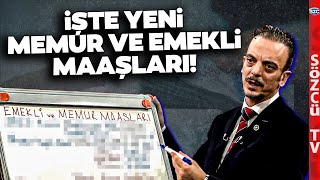 Memur ve Emekli Zam Oranı Netleşti SGK Uzmanı Yeni Maaşları Hesaplayarak Anlattı [upl. by Notrab]