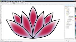 CorelDRAW Tutorial  Creating Advanced Gradients Using Mesh Fills [upl. by Burlie111]