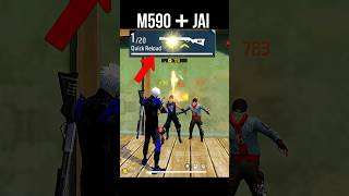 M590  Jai Character 🔥 Free Fire M590 Shotgun Tricks srikantaff [upl. by Yelnet]