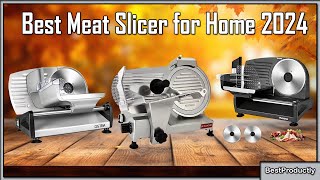 Best Meat Slicer for Home 2024  meat slicer [upl. by Odraleba]