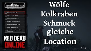 Wölfe Kolkraben und Schmuck Red Dead Redemption 2 Deutsch  German [upl. by Cohbert]