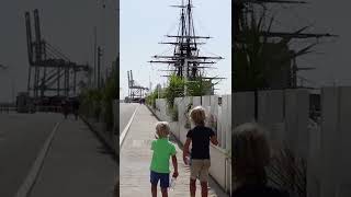 Götheborg of Sweden in Malaga Harbor Shorts 1 [upl. by Ileak72]