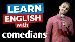 Stand up comedy with subtitles Learn English with stand up comedy Entertaining speech [upl. by Eecram665]