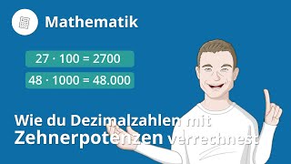 Dezimalzahlen mit Zehnerpotenzen verrechnen so gehts – Mathe  Duden Learnattack [upl. by Melcher62]