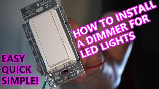 How To Install An LED Dimmer [upl. by Aisyat]