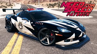 NEED FOR SPEED PAYBACK  COMO CONSEGUIR O CARRO DA POLÍCIA DO CROSS CORVETTE 25 [upl. by Arodoet]