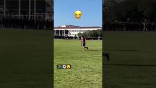 You wont believe this double tackle  😂⚽ [upl. by Eleonore]