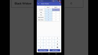 Score Tracker App Demo [upl. by Eelyac]