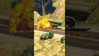 Iranian Drones Turn the Tide S500 Missile Convoy Under Attack in Israel In GTAv shorts [upl. by Naman]