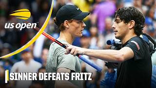 Jannik Sinner vs Taylor Fritz FULL MATCH HIGHLIGHTS 🎾  2024 US Open [upl. by Beberg]