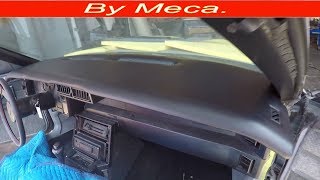 Camaro part 49 How to wrapping a cars dashboard DIY [upl. by Rolfston]