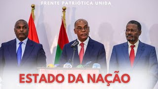 Adalberto Costa Júnior fala sobre o Estado da Nação  A Frente Patriótica de Angola está de volta [upl. by Retsevlys]