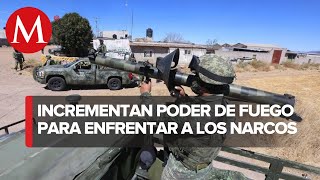 Ejército mexicano usa lanzacohetes para enfrentar al CJNG en Zacatecas [upl. by Nahshun284]