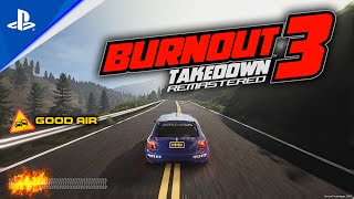 Burnout 3Takedown Remastered  Gameplay  PS5 [upl. by Nalced344]