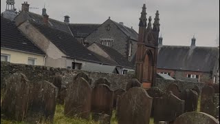 graveyard gravestone churchyard church moffat scotland [upl. by Jamey436]