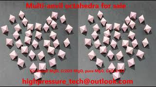 For multi anvil apparatus users we offer octahedral pressure medium for high pressure researches [upl. by Ailem]