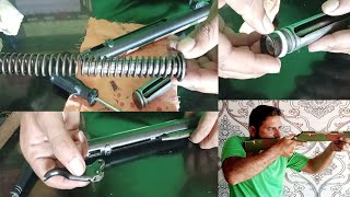 repairing an air rifle  Diana model 354565  germanika rainbow paragon  Pakistani airgun [upl. by Cheyne803]