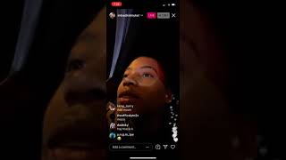 BadKidMykel Driving His New Car On Instagram Live 22321 [upl. by Particia]