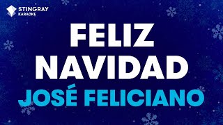 José Feliciano  Feliz Navidad Karaoke with Lyrics [upl. by Allerbag]