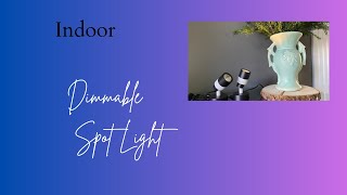 Spot Lights Indoor  5W Dimmable Uplighting with Remote amp Timer for Plants Art amp Décor [upl. by Coad]