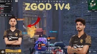 ZGOD 1V4 TEAM JELLY SOLO 5 FINISHES ZGOD ON🔥bestbgmiplayerintheworld [upl. by Carlen]