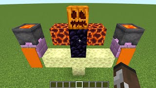 what if you create a SUPER LAVA BOSS in minecraft [upl. by Ettebab]