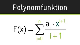 Stammfunktion — Polynomfunktion [upl. by Yanahc]