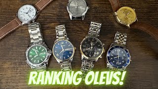 Ranking Olevs Watches from my Collection [upl. by Sucramad]