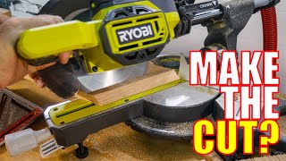 DIY or PRO RYOBI 18V 714quot Sliding Compound Miter Saw Review PBT01B [upl. by Lundgren]